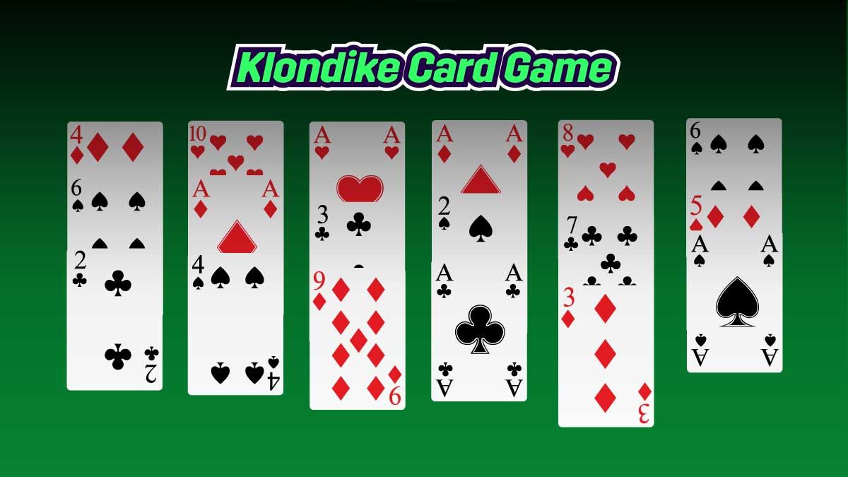 klondike 3card solitaire green felt